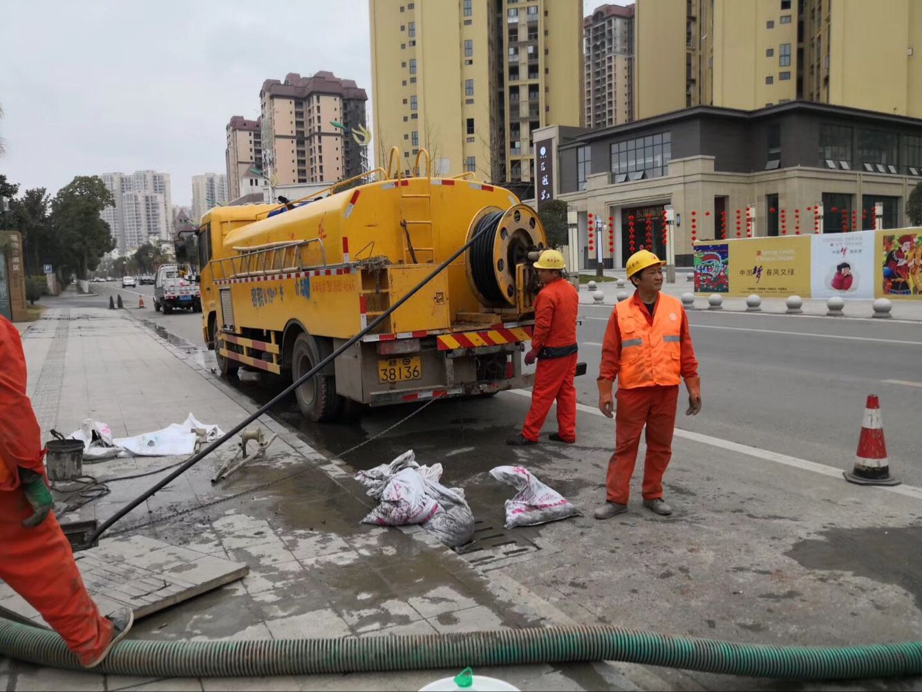 云南排污管道清淤-管道清洗